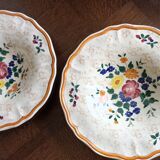 2 Longchamp earthenware fruit cups - Mistral model