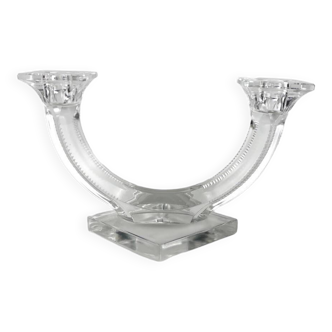 Candlestick two branches glass design