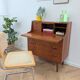 Secrétaire scandinave vintage en teck