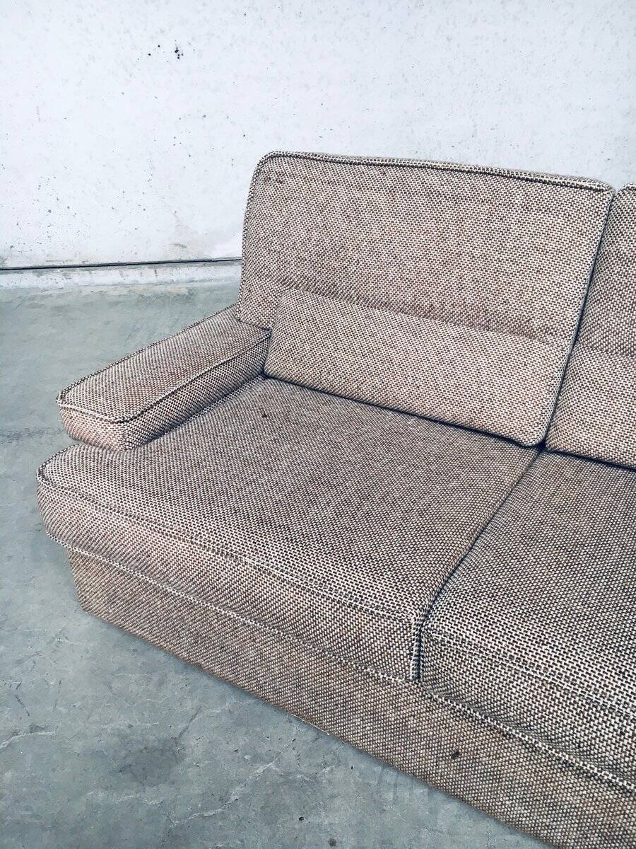 Mid-Century Modern Boucle 3 Seat Sofa, Italy, 1970s