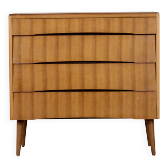 Commode Avalon du milieu du siècle en teck. Style vintage moderne et rétro.