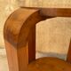 Guéridon art déco 1920 en bois massif
