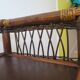 Bookcase - Bibus - 3 levels - woven rattan - bamboo - Vintage - 70s