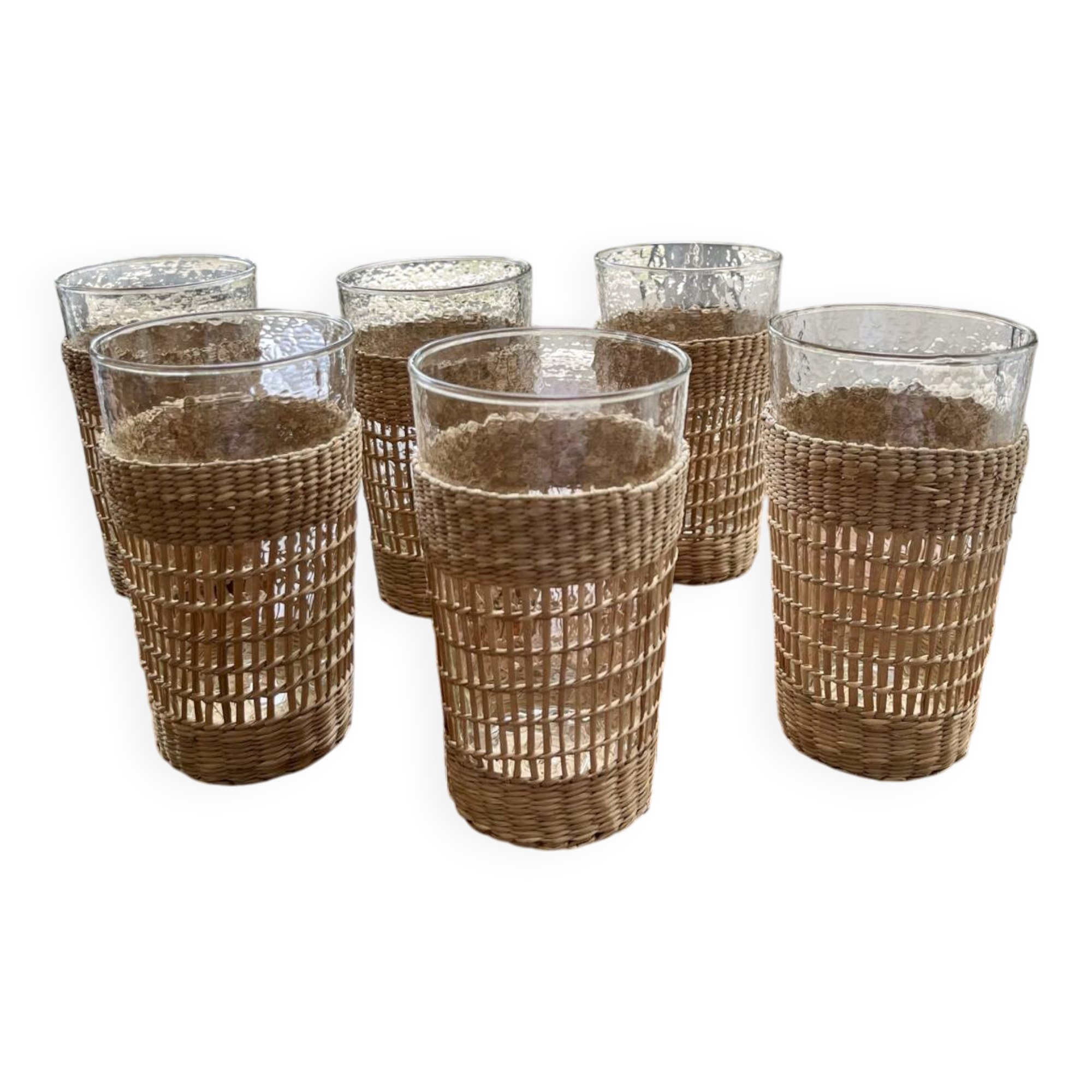 6 glasses for orangeade