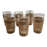 6 orangeade glasses