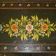 Antique Swedish commode hand-painted, two drawers out of three.
