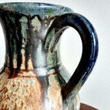 Ceramic pitcher signed vintage