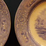 Plates Gustafsberg Porslin AB. Carrara series 1880