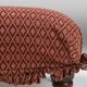 Small Art Deco Footstool with Original Upholstery, France, 1940s