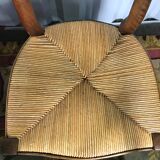 Suite of 6 Louis Philippe chairs mulched in walnut