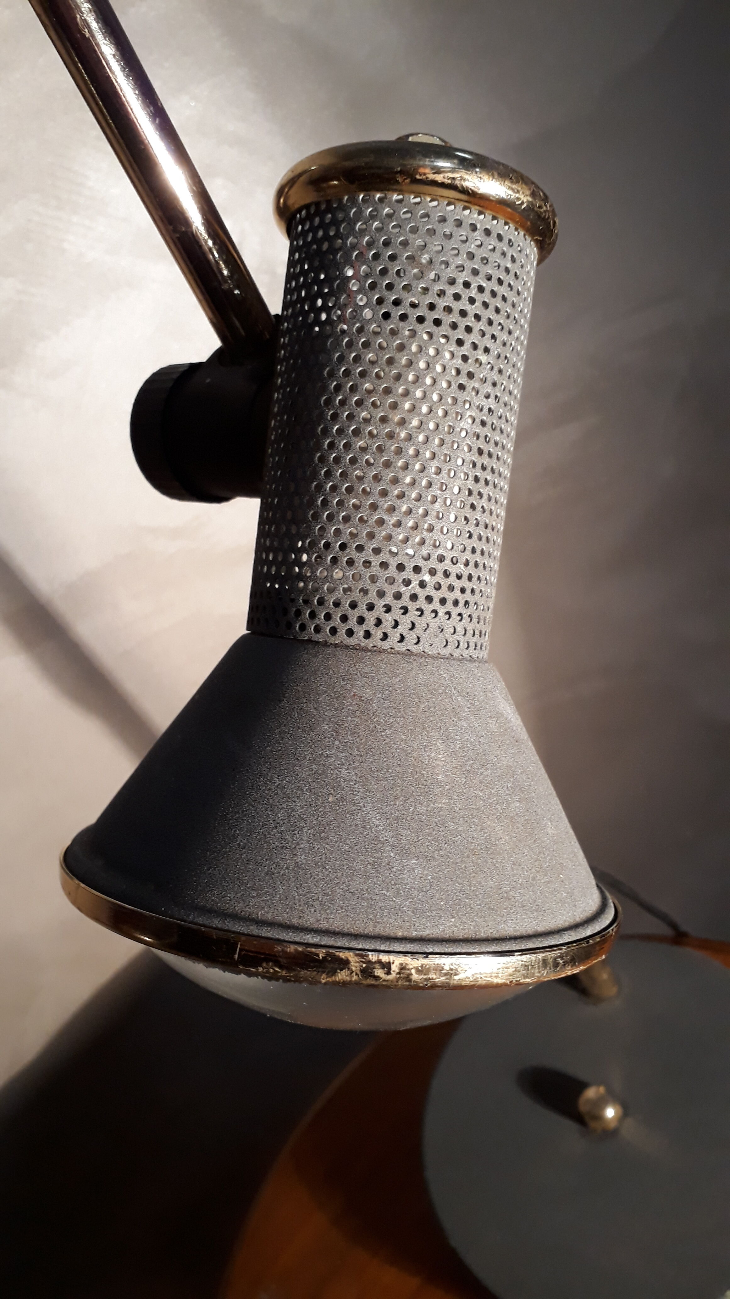 1970 granite grey spot lamp