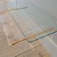 Bureau informatique en plexiglas David Lange