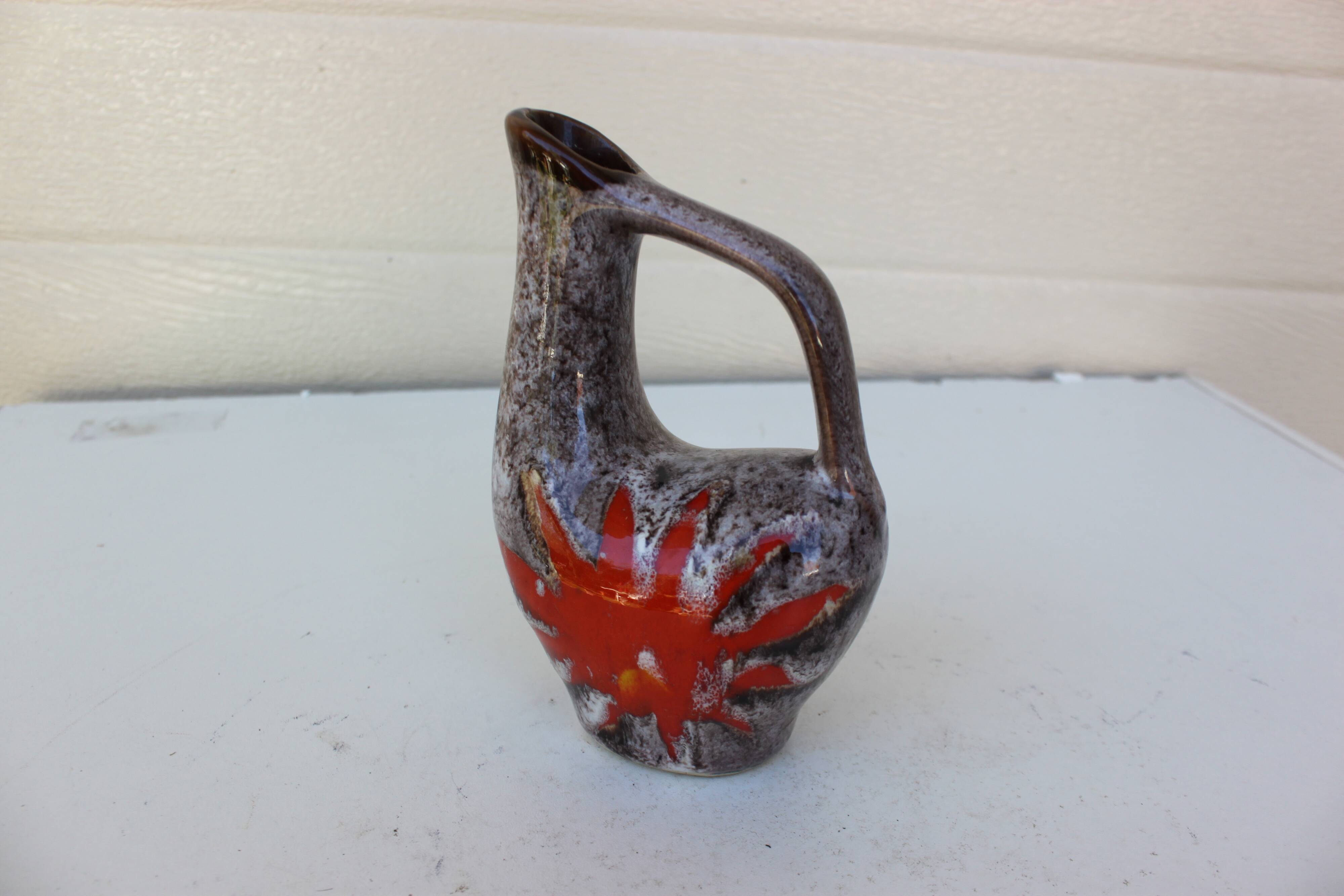 vase 1970 cheminée une anse
