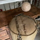Vintage leather boxing bag