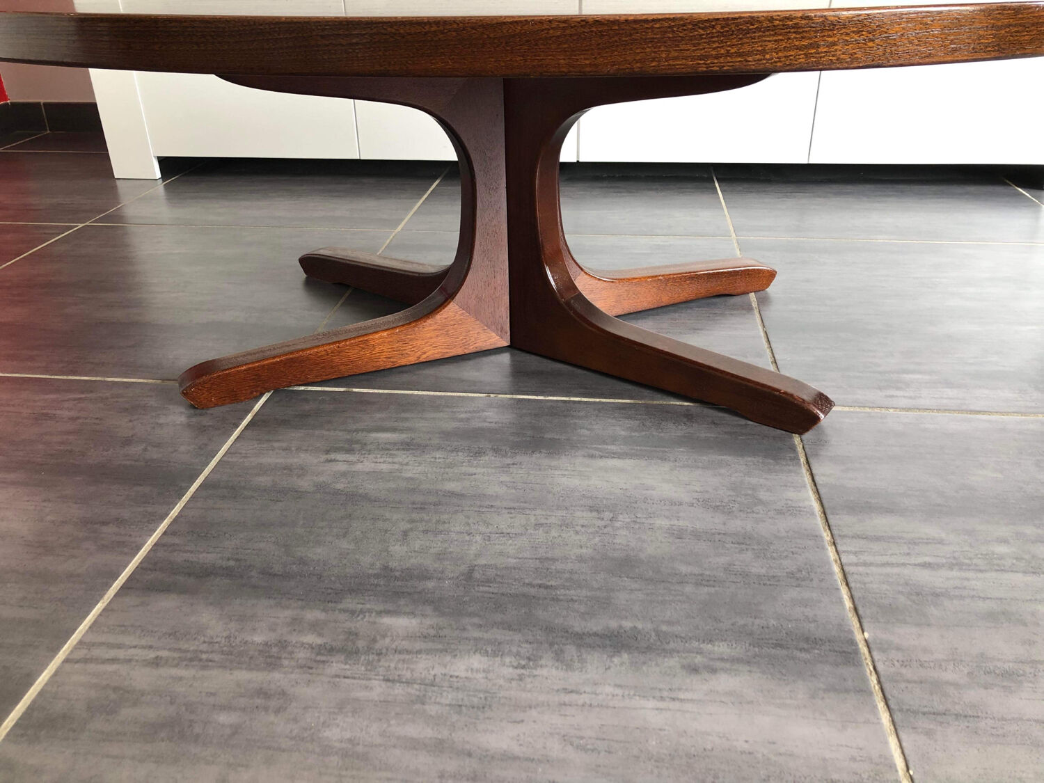 Vintage coffee table Baumann 1970s