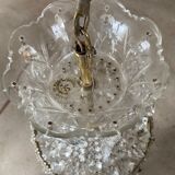 Bohemian crystal hot air balloon chandelier