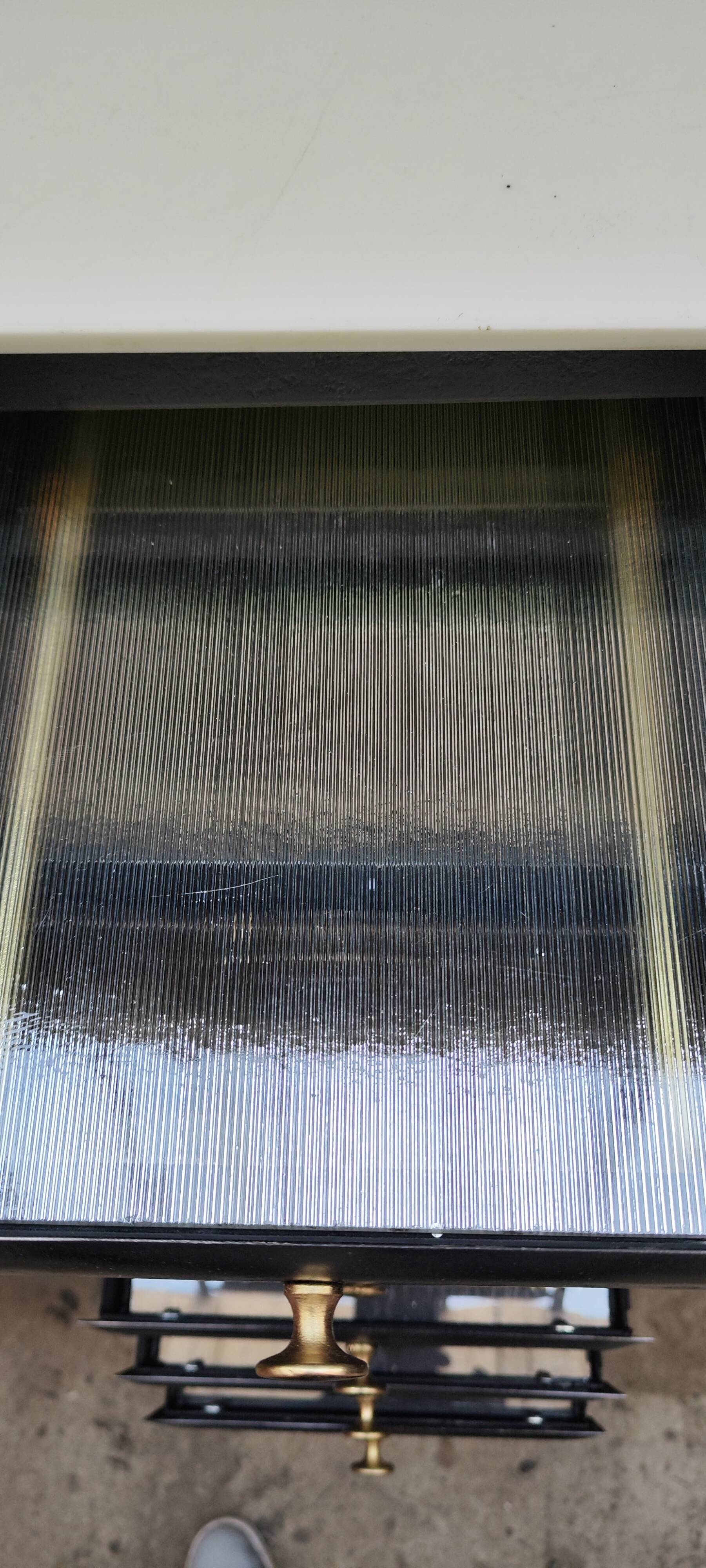 Old metal dentist's cabinet professional furniture