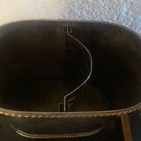 Silver metal bottle cooler