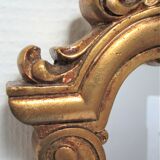 Mirror rocaille gilded ice saint-gobain vintage