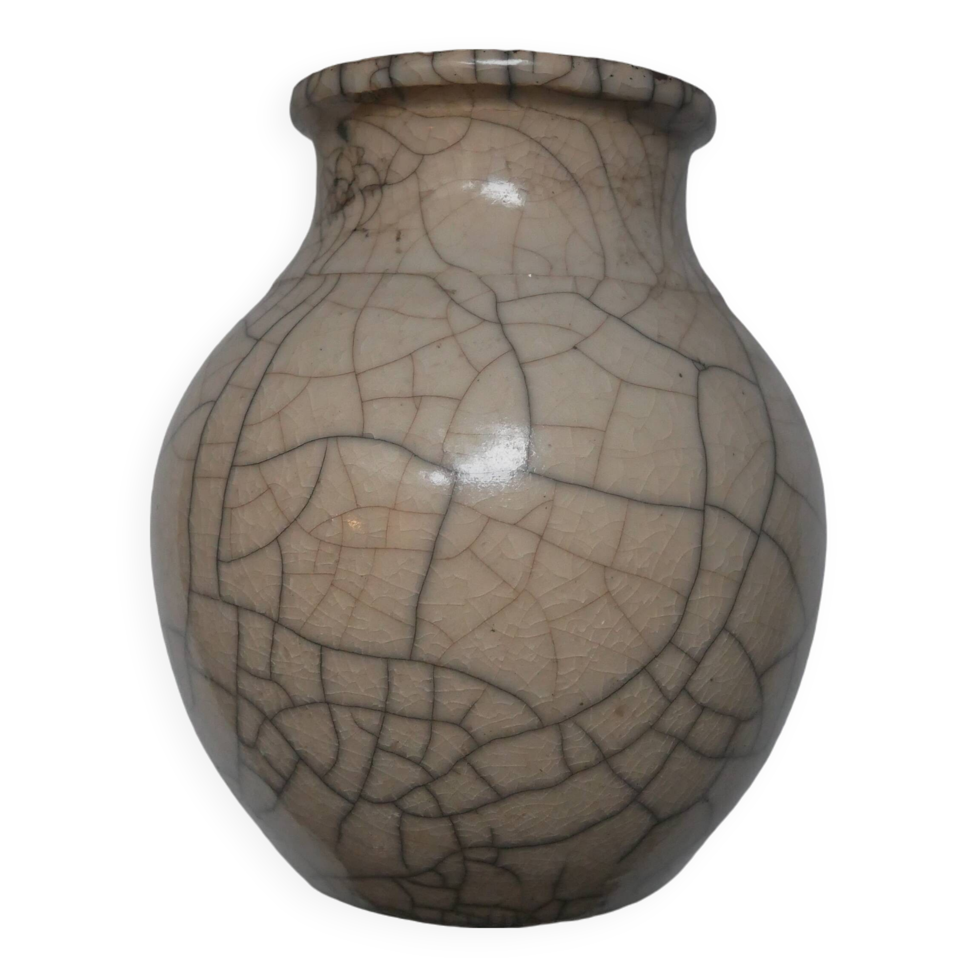 Vase en céramique japandi raku poterie artisanale vintage slow décoration