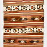 5x9 Striped Anatolian Kilim Rug, Turkish Kilim Rug, 148x264Cm