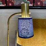 Pair of large modular industrial lamps from the 1950s.