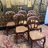 6 Louis Philippe Cans chairs