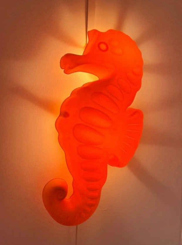 Seahorse wall light H 60 cm approximately
