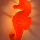Applique hippocampe H 60 cm environ