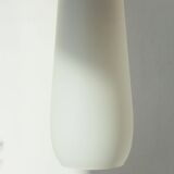 Opaline & Teak Pendant Lamp - Uno and Östen Kristiansson for Luxus