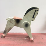 Toy horse on wheels 50's
