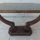 Table basse Art Déco en bois sculpté