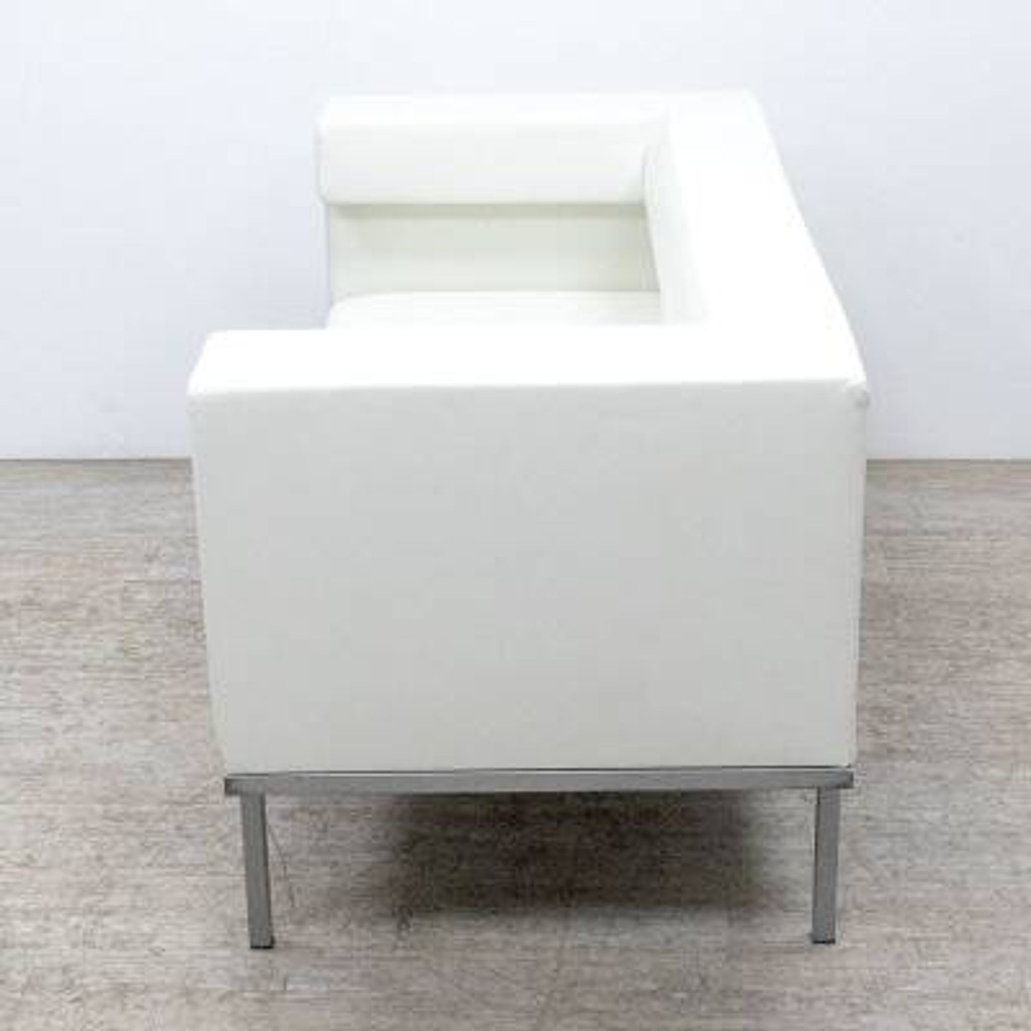 Canapé en cuir blanc klöber