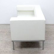Canapé en cuir blanc klöber