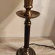 Brass candlestick lamp