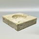 Rare 1970s travertine smoking set by Enzo Mari for Fratelli Mannelli