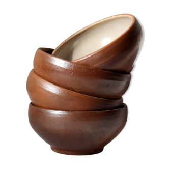 Set of sandstone bowls