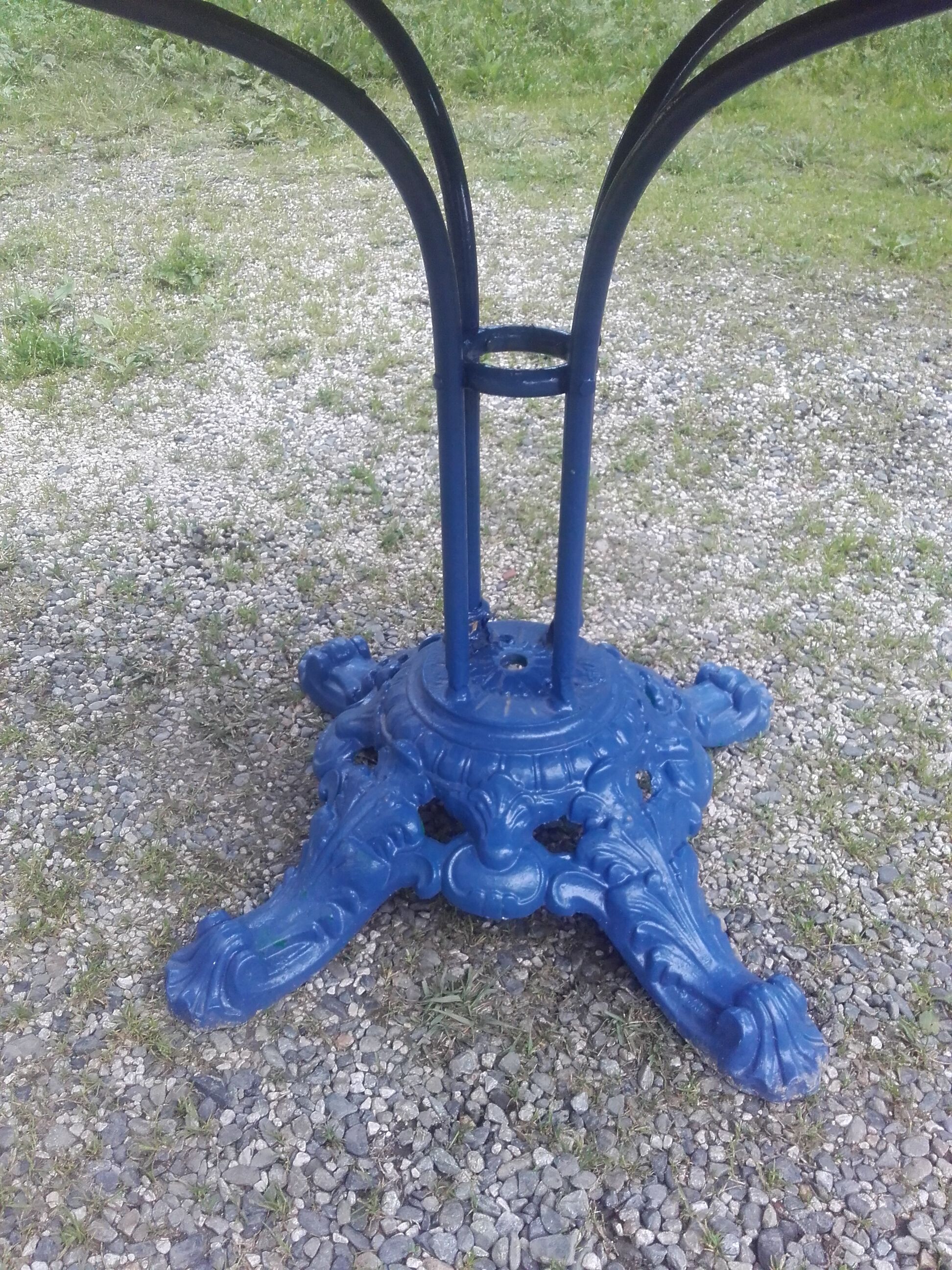 19th century iron bar table