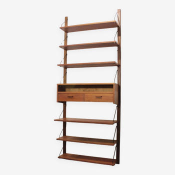 Danish vintage teak shelf, 1960s