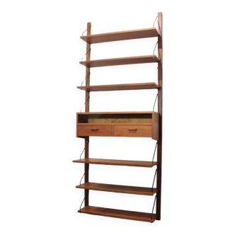 Danish vintage teak shelf, 1960s