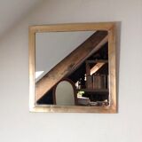 Mirror brass 43 x 43 cm