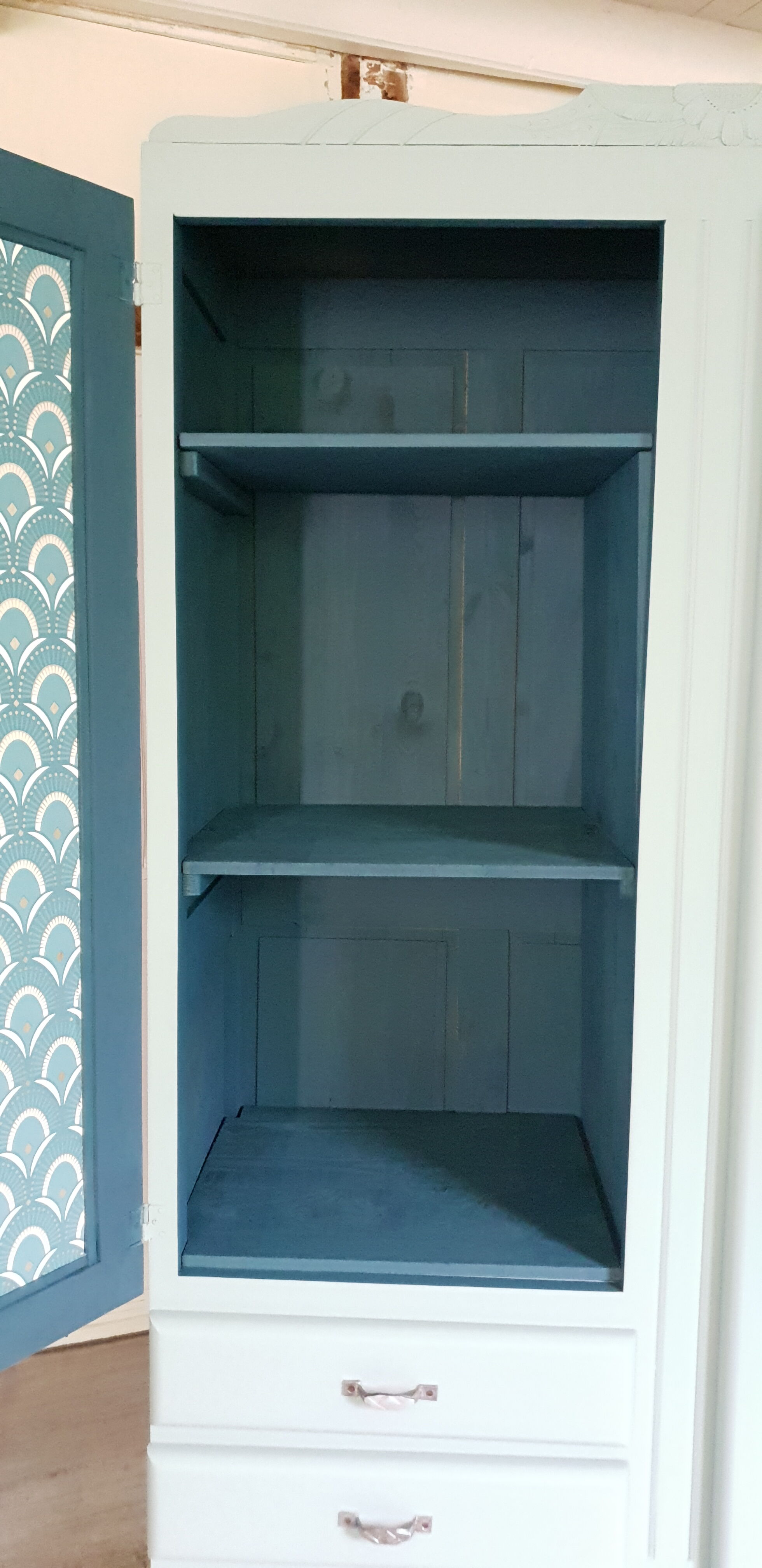 Green wardrobe thatdon art deco