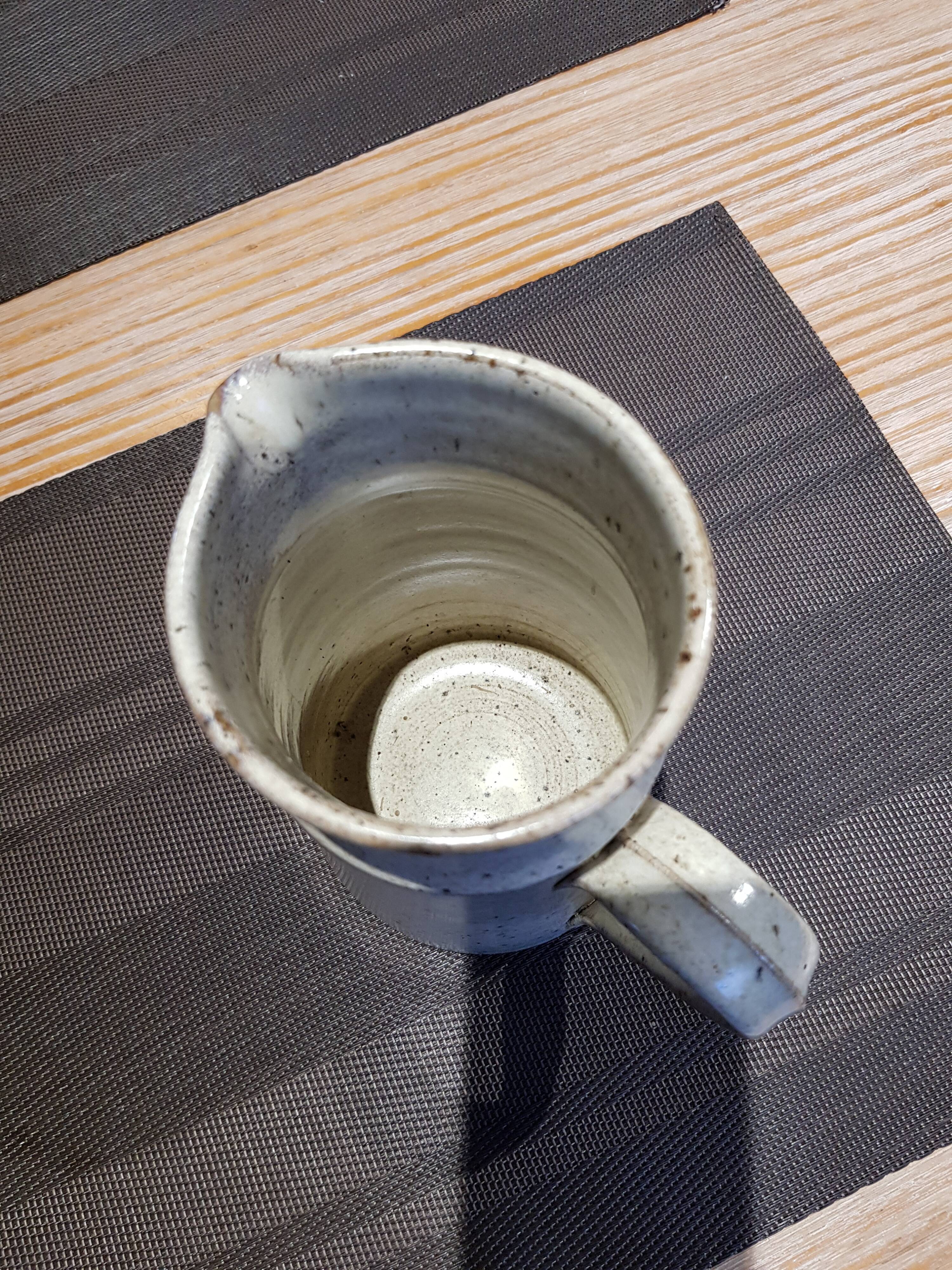 Pitcher in sandstone