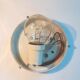 Cast glass ceiling lamp