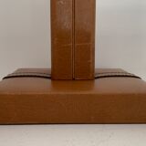 Leather lamp foot Le Tanneur, 1960