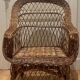 Vintage rattan armchair