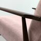 1960 Henryk Lis Mid Century Armchair in Pink