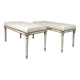 Pair of Louis XVI style benches