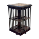Mahogany revolving bookcase from the 1950s