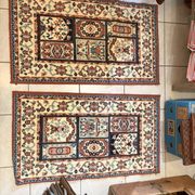 Pair of 2x Wool Ghom Oriental Berber Moroccan Rugs 100x60